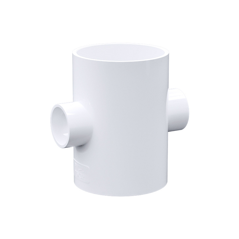 upvc four-way water supply plane reducing four-way plastic reducing four-way water tank water supply fittings pvc water supply pipe fittings