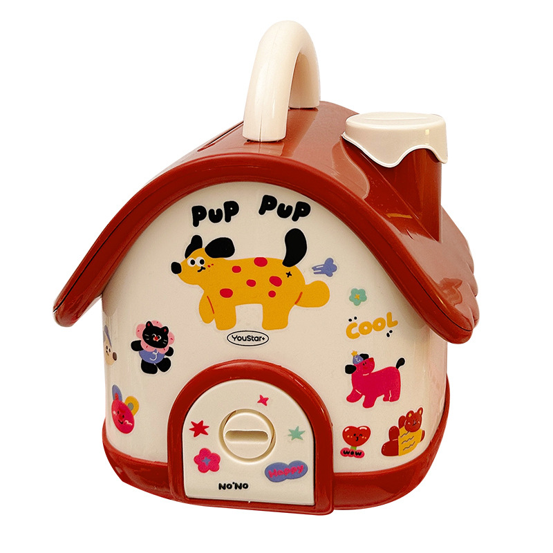 House shape piggy bank dopamine piggy bank boys and girls holiday gifts can be stored in desirable toy storage box