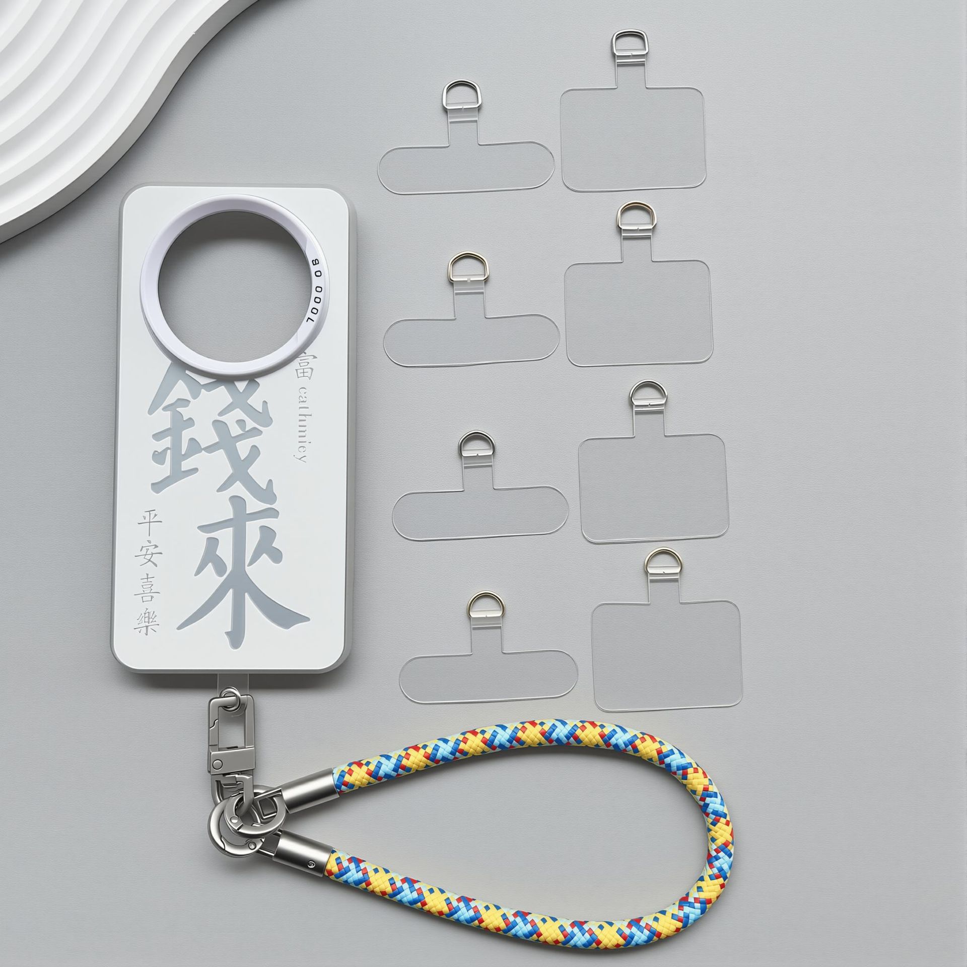 Tpu Phone Case Crossbody Lanyard High Transparency Spacer Patch Clip Connecting Piece Fixing Piece Phone Spacer