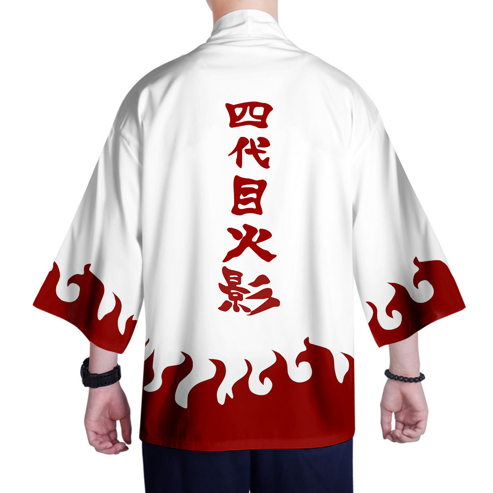 Factory Outlet Naruto Seven Generations of Mu Xiao Organization Animation Peripheral cos Kimono Cloak Second Dimension Road Robe