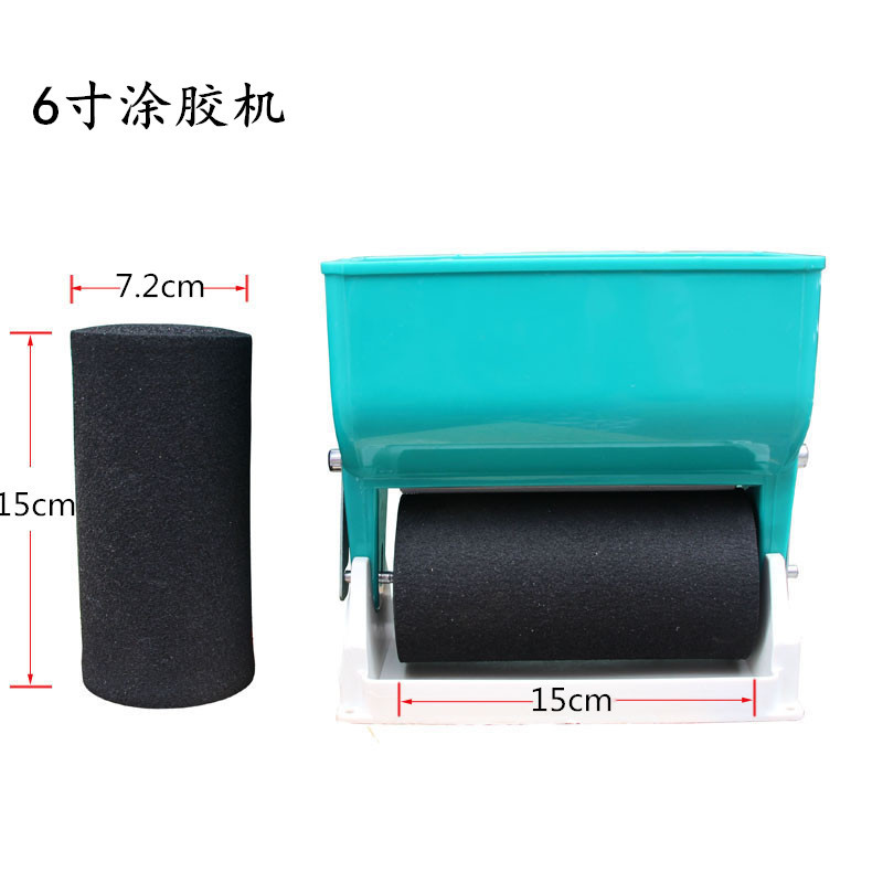 Funtle roller manual glue applicator glue roller white latex pvc glue applicator 3/6 inch