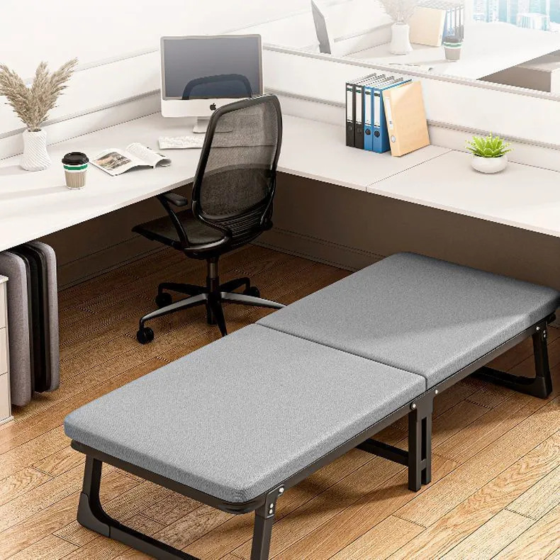 Folding Bed Recliner Office Lunch Break Bed Home Small Bed Single Bed Adult Portable Bedside Simple Companion Bed