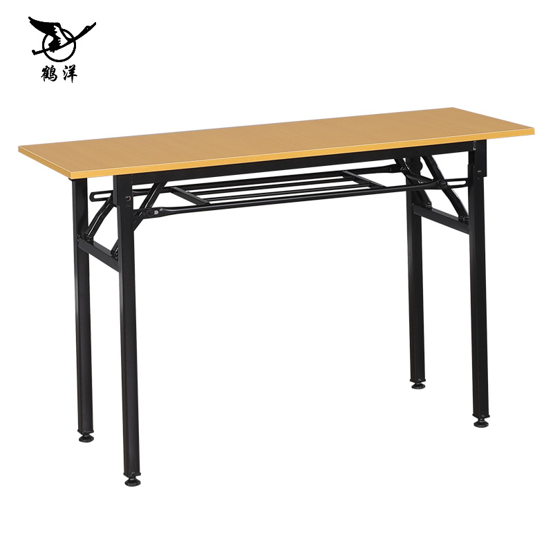 Manufacturer's Wholesale In-Stock Long Folding Conference Table, Modern Simple Panel-Style Training Table, Street Stall Table