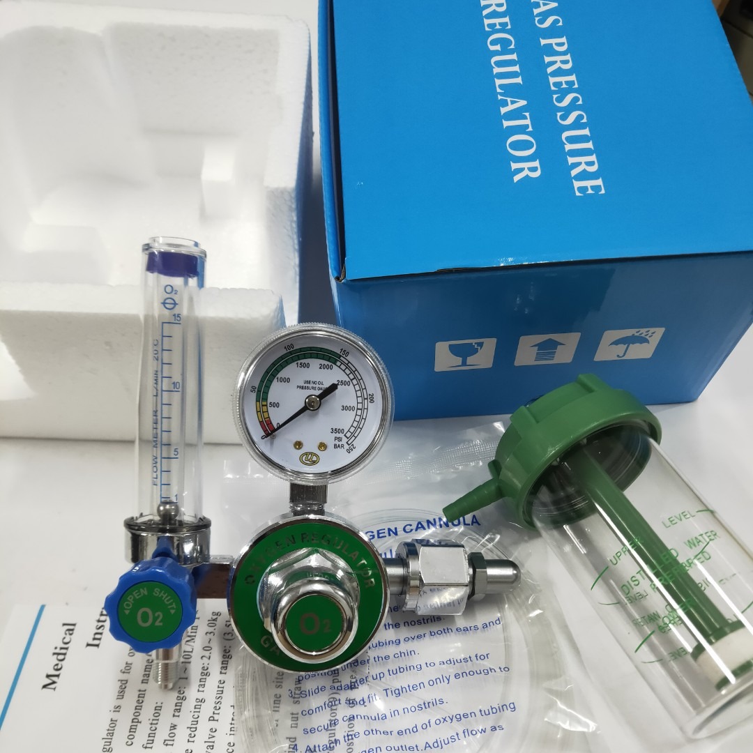 Factory Direct Supply Weixin WX-YQ-02 Oxygen Inhaler Outlet Pressure Reducer Oxygen Meter Pressure Gauge Oxygen Valve