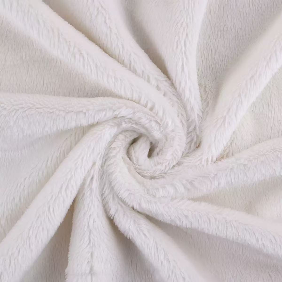 In-Stock 300 Crystal Ultra-Soft Crystal Velvet Short Plush Fabric Powder Puff Baby Velvet Toy Lining Polyester Velvet Fabric