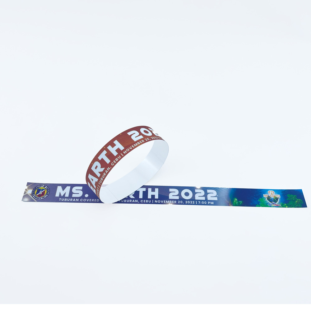 Factory direct spot disposable bracelet children's playground tickets bracelet naughty Fort DuPont paper wristband