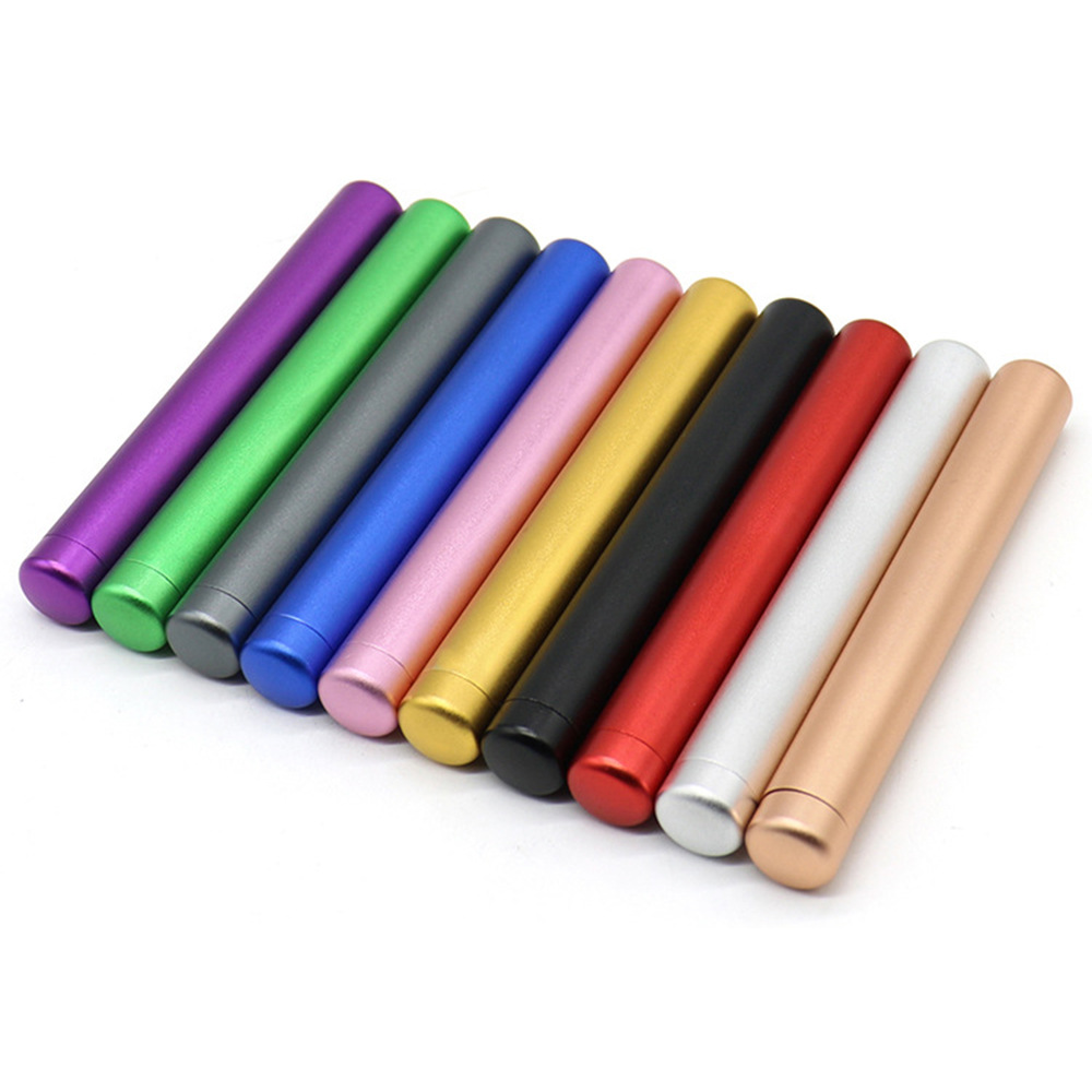 Aluminum Alloy Yuantong double-headed twist cover cigar tube 11CM waterproof anti-pressure moisturizing cigarette paper sealed storage storage tube