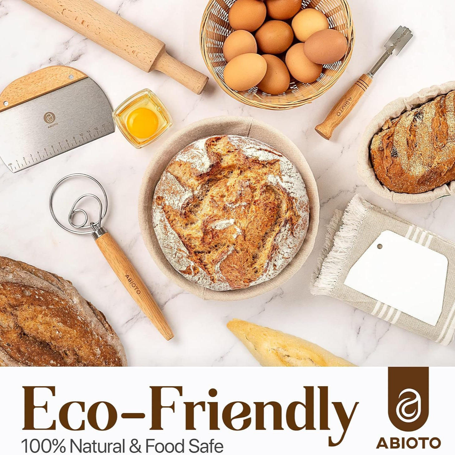 Amazon Bread Baking Supplies Rattan Banneton Fermentation Basket Tool Set