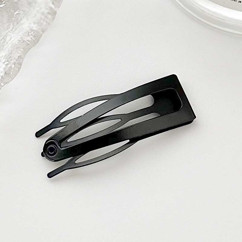 Girl's Bangs Comb Clip Metal Snaps Hair Clip bb Clip Hair Accessories Headwear Disc Hair Tools Broken Hair Bangs Side Clip