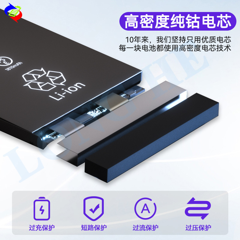 Suitable for Apple X/Xs/11P/12/13Pro/14Plus/15 Mobile Phone Battery Super Capacity Factory Wholesale Spot