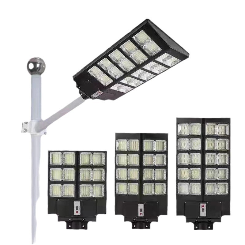 Solar integrated street lamp, size and burst bright model