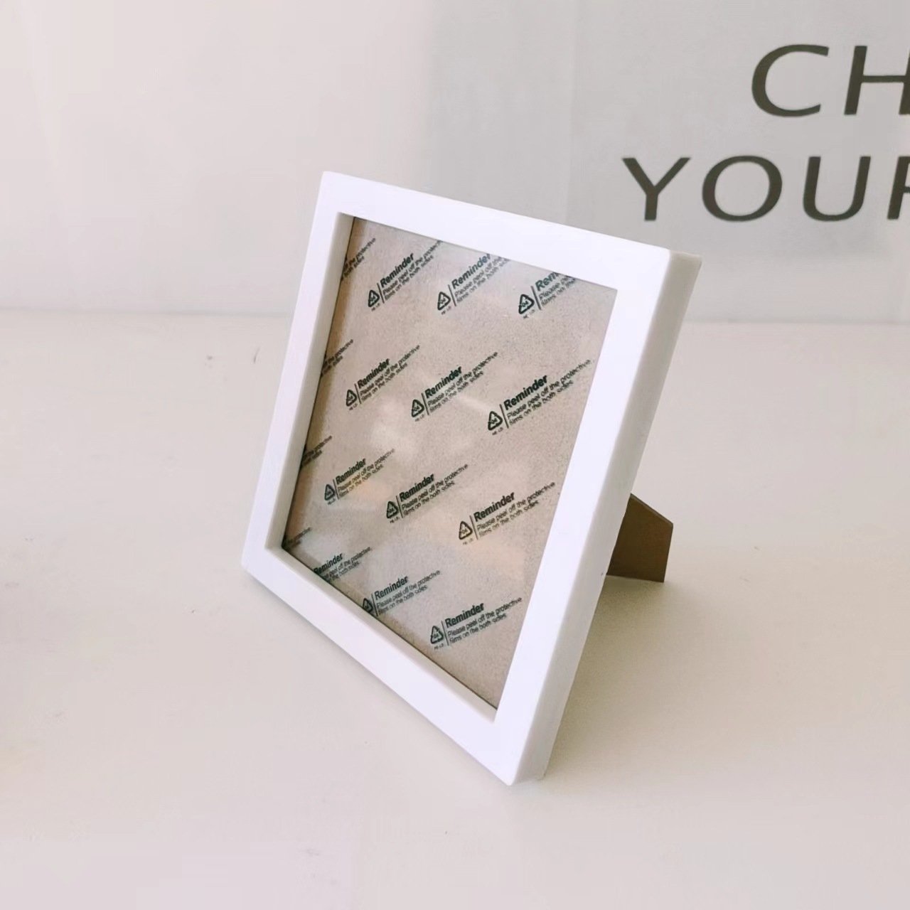 Pvc Photo Frame Diamond Painting Plastic Frame Handmade DIY Masonry Painting Square Outer Frame 15*15 Factory Wholesale Direct Sale