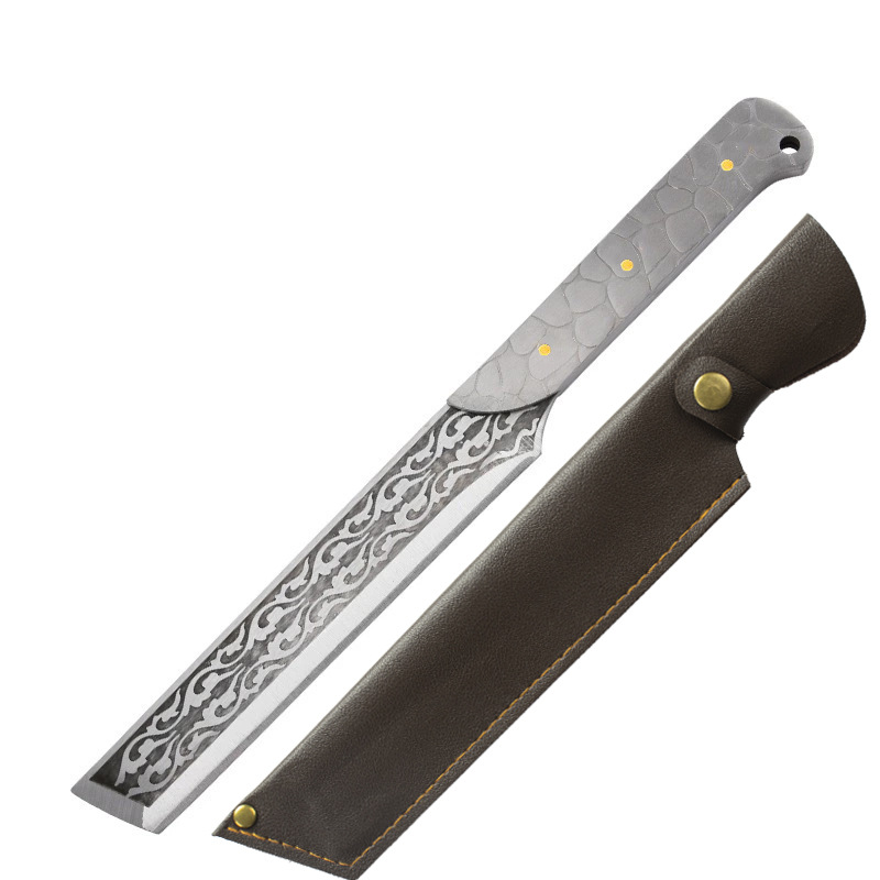 Ice Soul Chopping Knife Longquan Hand-Forged Integrated Outdoor Survival Knife Outdoor Knife Household Small Bone Chopping Knife Chopper