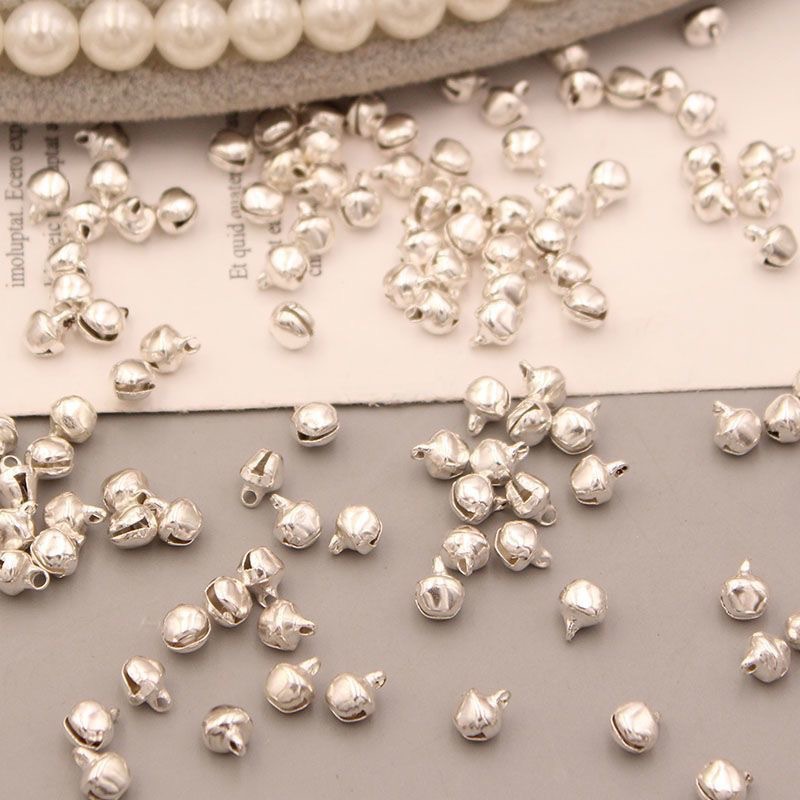 6/8MM Water Drop Iron Bell diy Antique Hairpin Hair Accessories Material Tassel Decorative Pendant Accessories