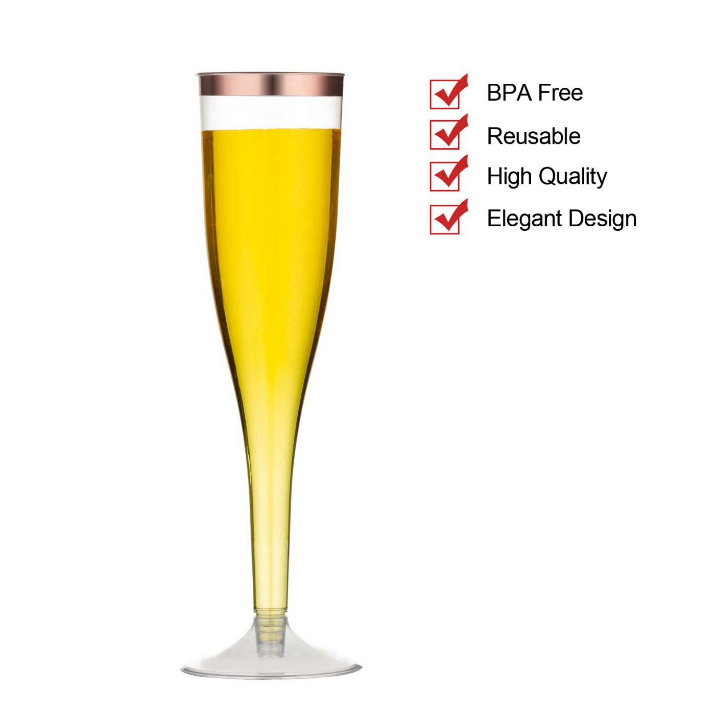 4.5oz plastic disposable goblet champagne glasses wholesale and retail transparent champagne glasses Phnom Penh