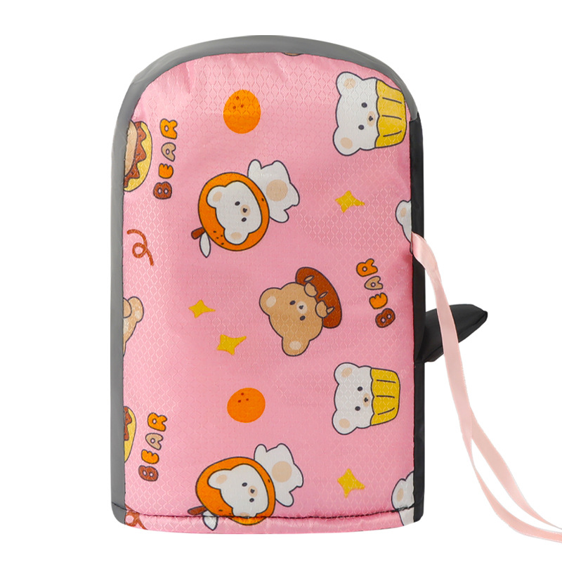 Winter fleece-lined electric car gloves thickened thermal battery motorcycle riding handle cover extra large windshield handle cover