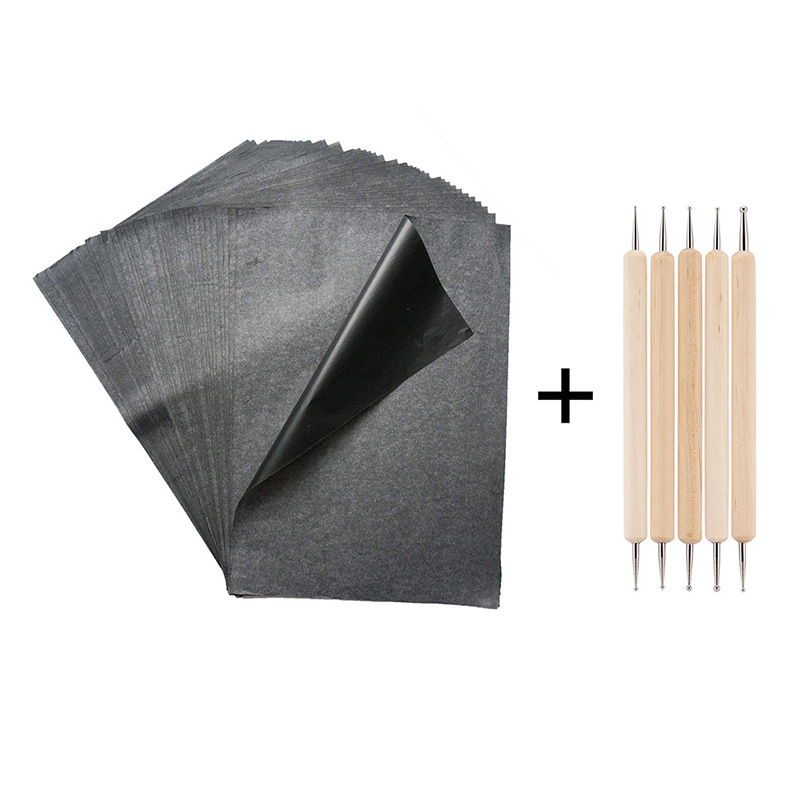 Source Manufacturer Graphite Copy Paper Black Blue Copy Paper Single-Sided A4 Tracing Paper Clear Writing 100 Sheets