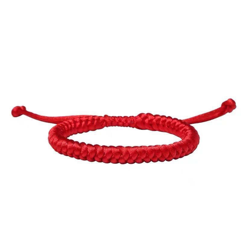 Benmingnian Bracelet Diamond Knot Red Rope Lovers Diamond Knot Red Rope Gift Couple Red Bracelet Spring Red Rope