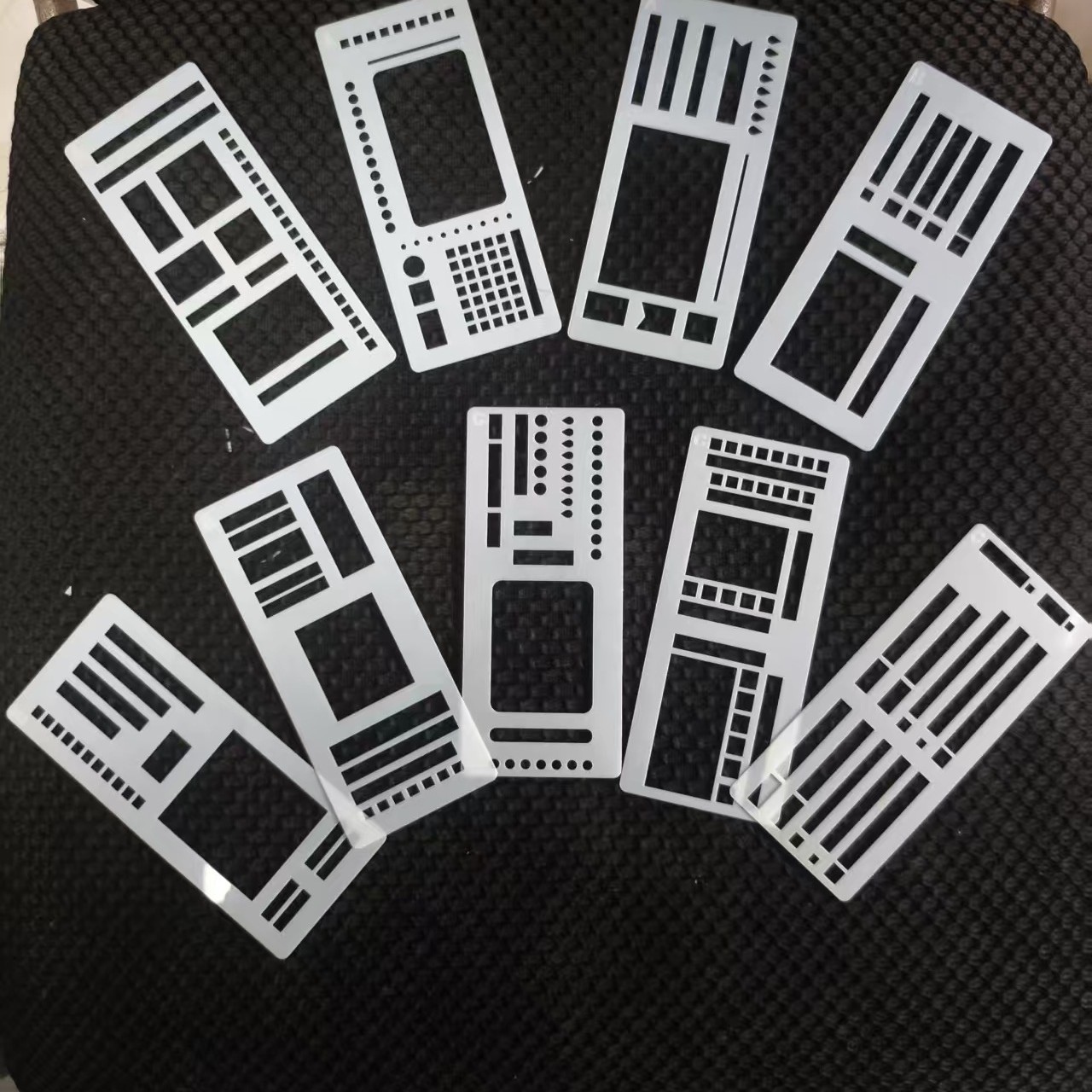 Гибкий шаблон записи ручной работы, перекрестный новый продукт, линейка шаблона