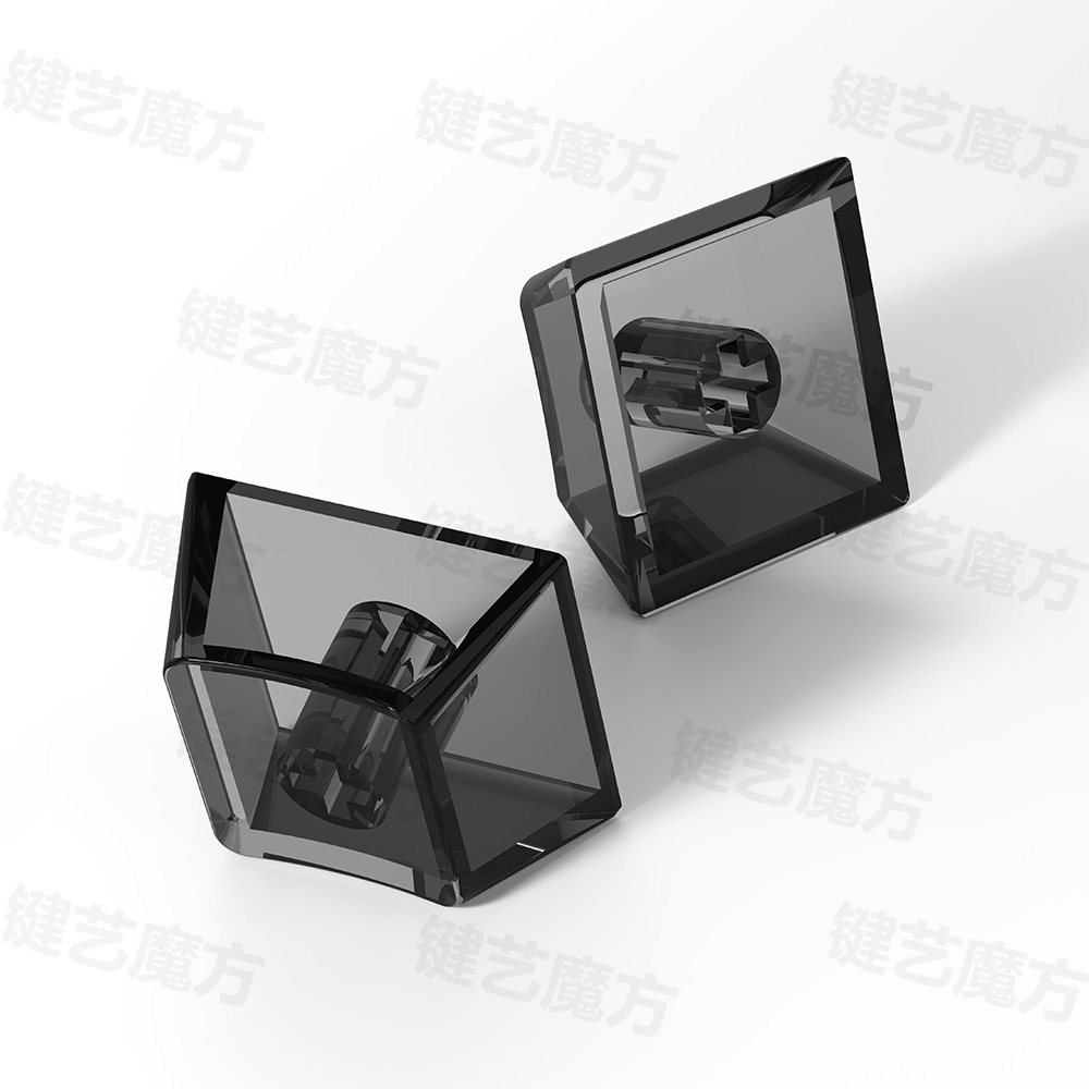 Fully Transparent Crystal Original Keycaps Pc Transparent Mechanical Keyboard Light-Transmitting Original Light-Transmitting R4 R3 R2 R1 Multi-Color Mixed