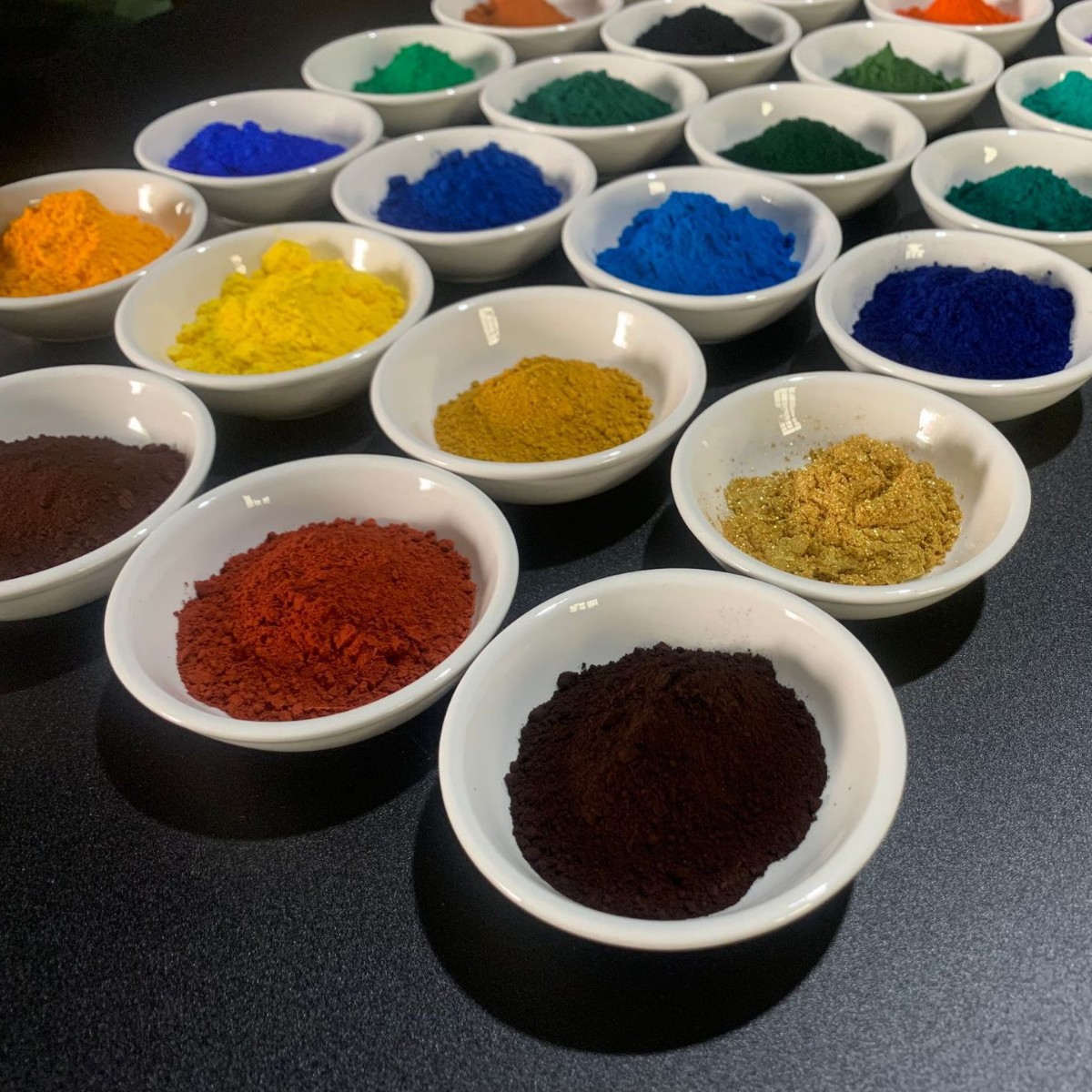 Pigment Toner Powder Titanium White Group Green Big Red Powder Art Green Medium Gold Powder Jingjing Pigment Iron Oxide Pigment
