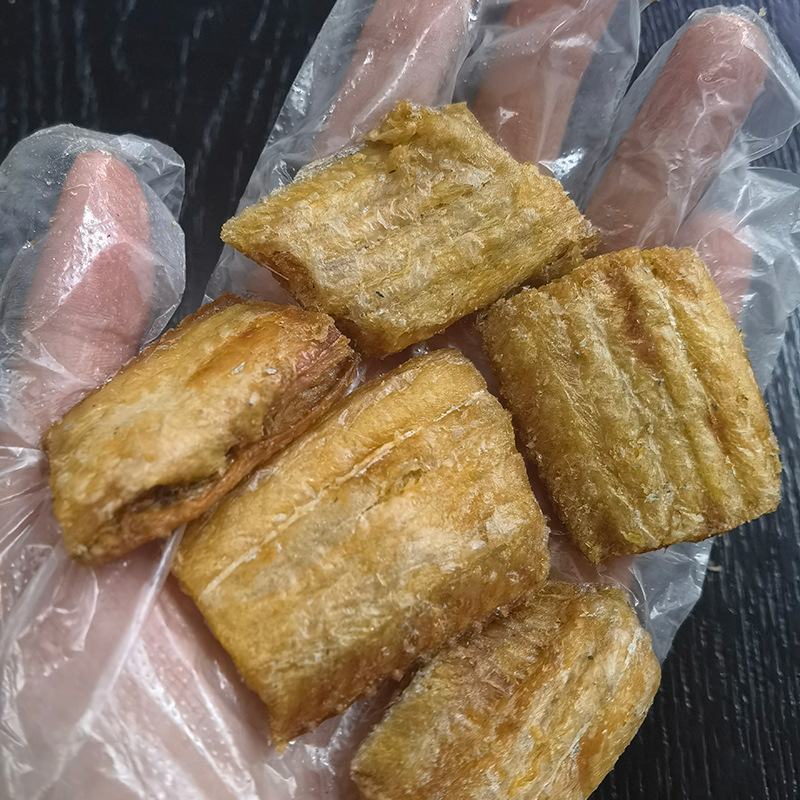 Ready-To-Eat Hairtail Crispy Hairtail Crispy Hairtail Cravings Seafood Small Fish Dried Fish Meat Hairtail Mid-Section Snacks Snacks Snacks