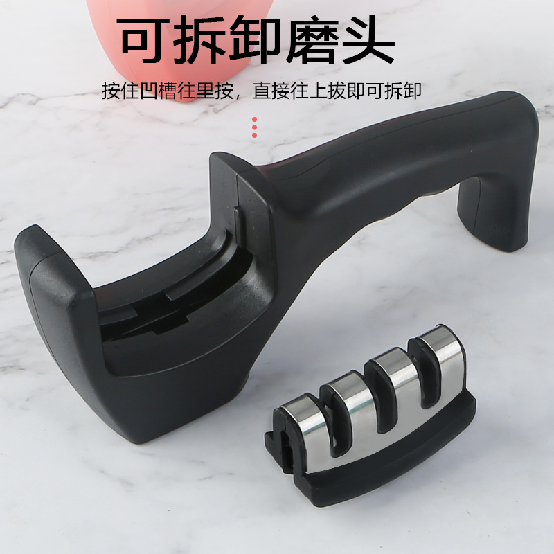 Knife Grinding Artifact for Running Rivers and Lakes kitchen knife sharpening tool sharpening stick portable 3-segment household 3-segment sharpener