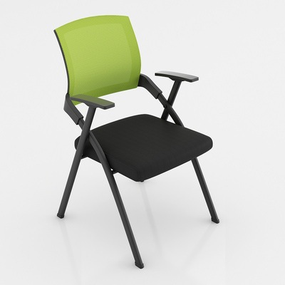 Folding Conference Room chair mesh training folding chair with writing board table Board learning table and chair integrated office training Chair
