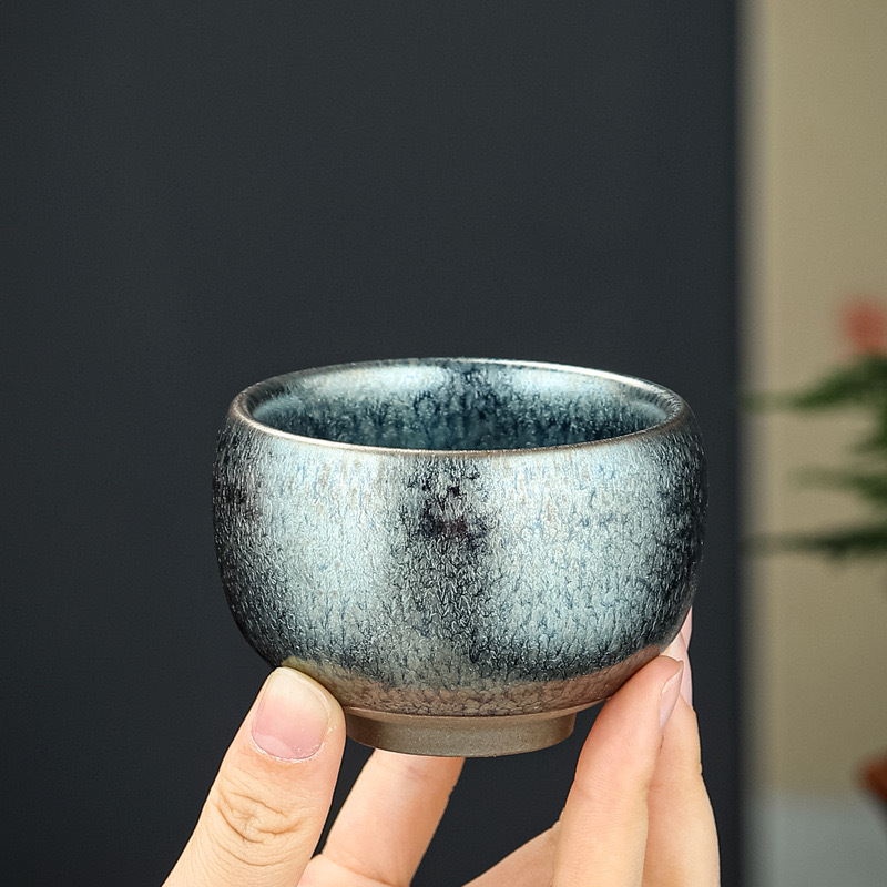 Authentic Iron Teacup, Jianzhen Kiln Tea Cup, Master Cup, Large Guixing Cup, Tea Bowl, Ceramic Wholesale