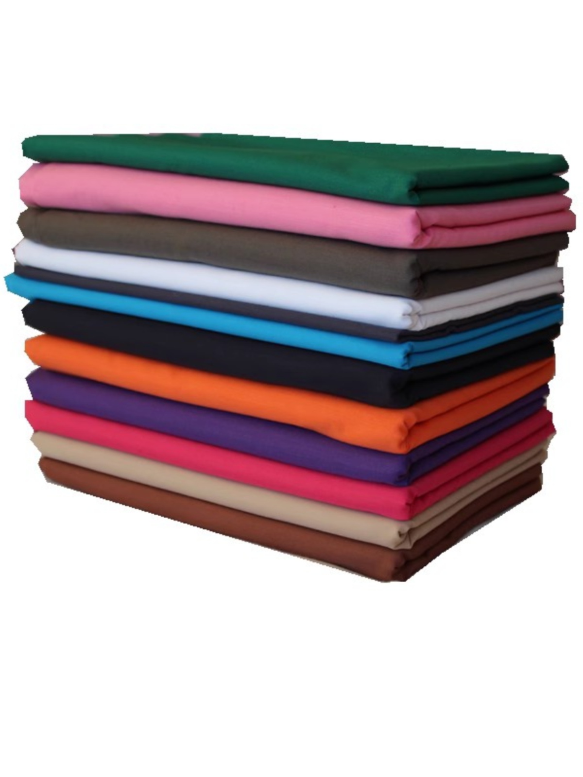 Tc Polyester Cotton Solid Color Fabric White Black Yellow Red Blue Plain Fabric Clothing Curtain Dustproof Bed Sheet Door Curtain Pocket Fabric