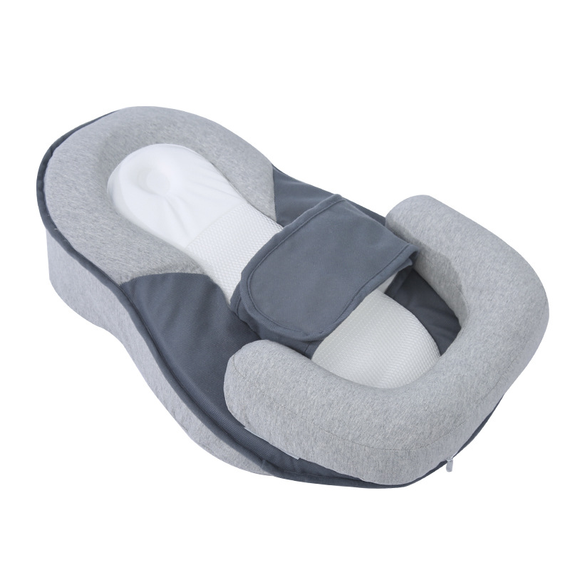 Anti-Overflow Milk Choking Pillow Newborn Pillow Baby Feeding Artifact Nursing Pillow Lying Feeding Baby Anti-Vomiting Slope Pad