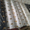 Wide polyester 3 m home textile curtain shading cloth small idea gravel head bronzing silver magic color laser factory