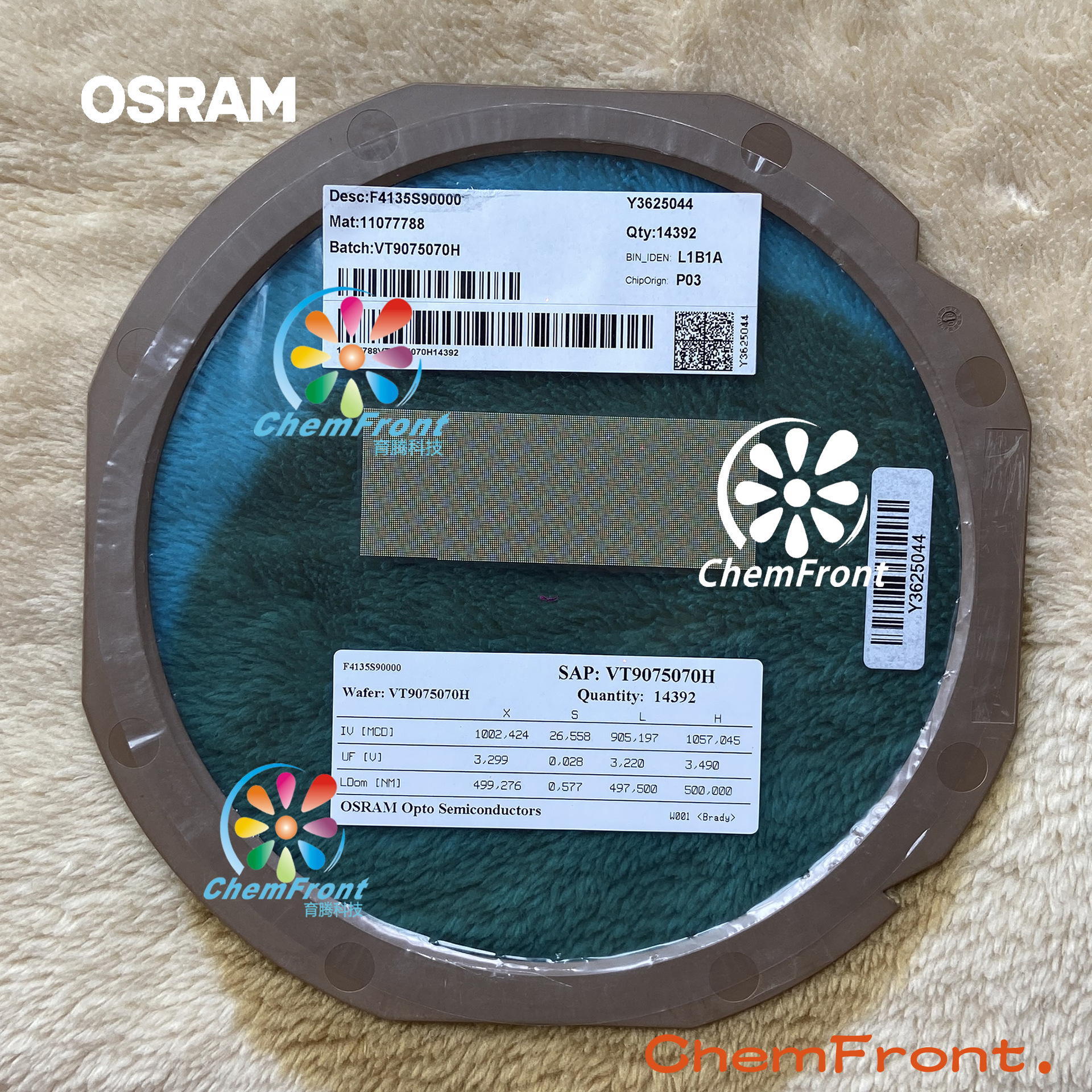 Automotive Lighting Green Light Chip Led500Nm Light-Emitting Chip Osram Led Chip Deep Water Lighting Chip