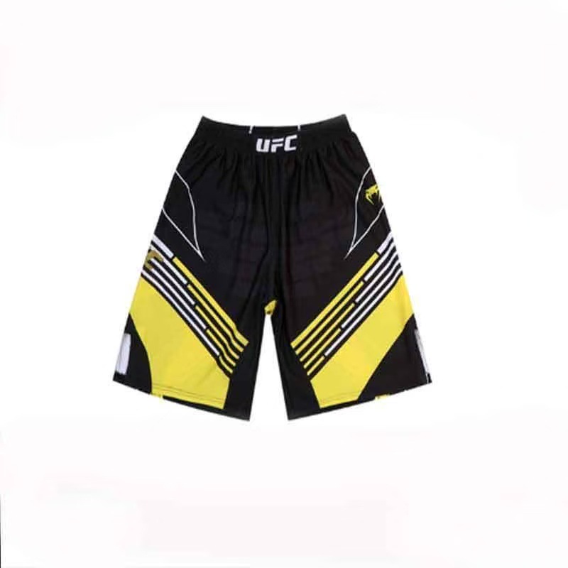 Ufc New Boxing Uniform Five-Point Pants Set Combat Sanda Fighting Sports Fitness Training Uniform Cross-Border