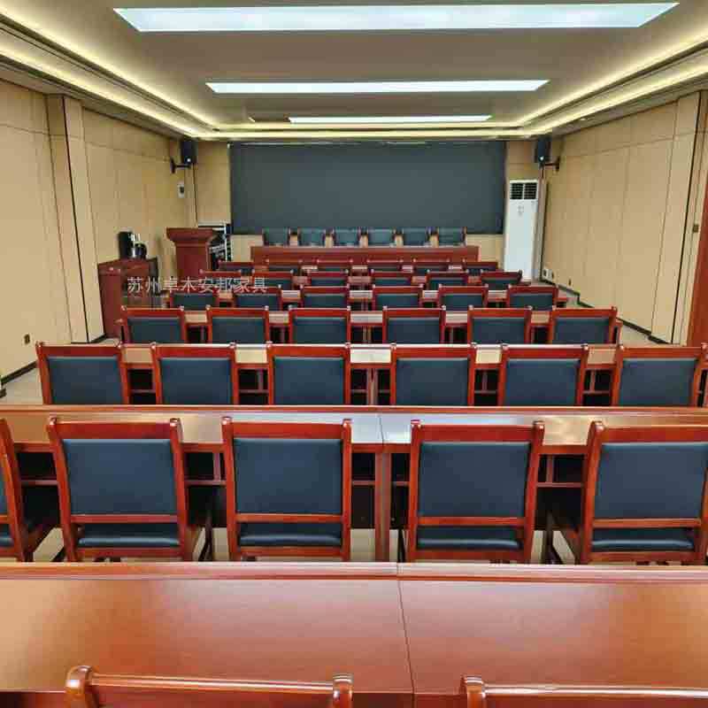 Double Meeting Table and Chair Combination Paint Table Meeting Room Long Table Solid Wood Skin 1.2 m Meeting Training Table