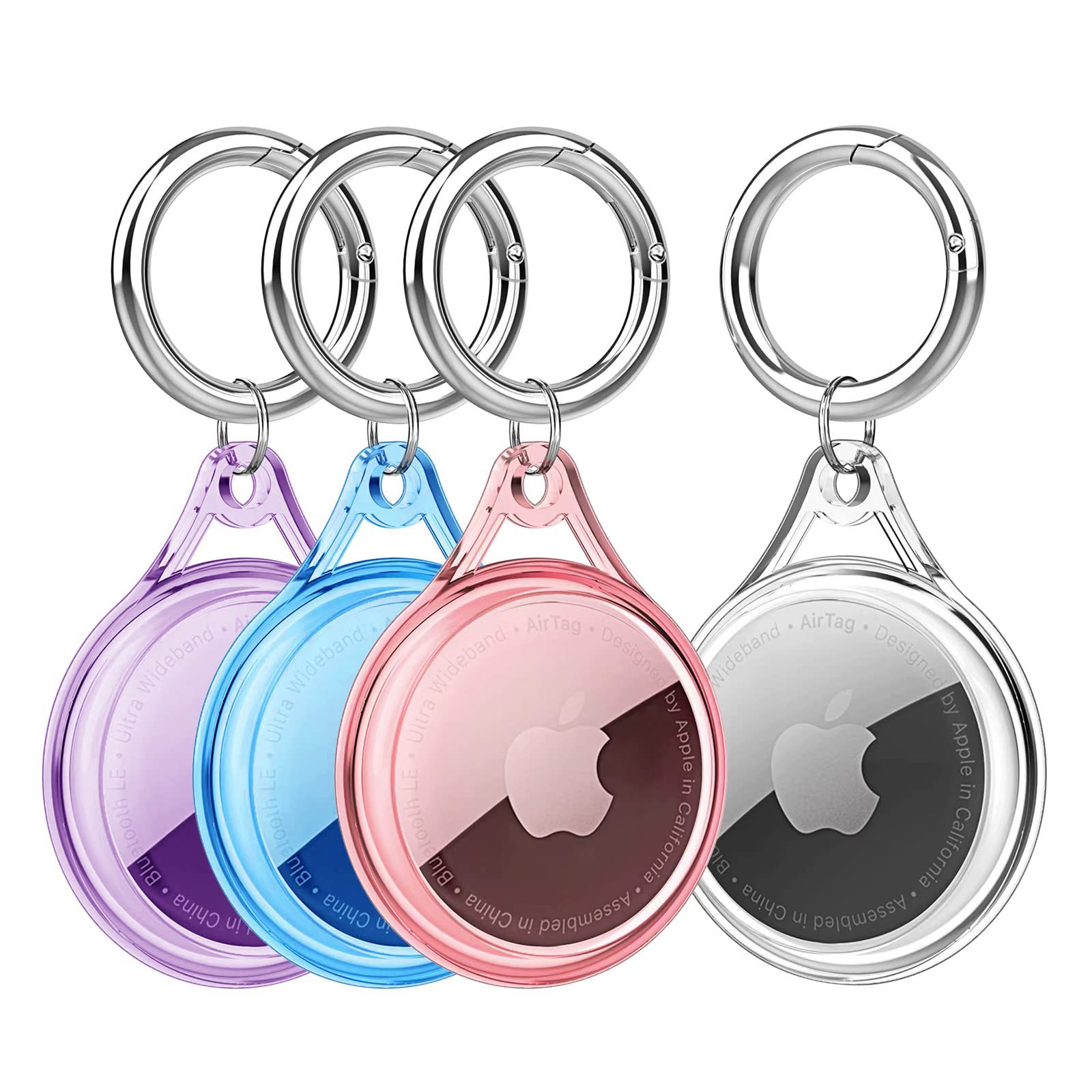 Прозрачный защитный чехол для AirTag, TPU, водонепроницаемый