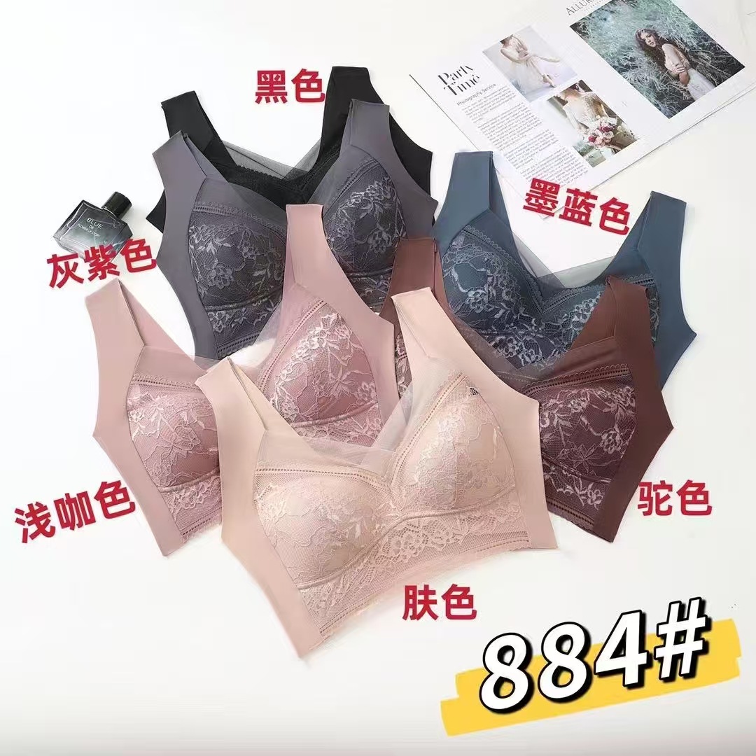 Популярный бюстгальтер с оберткой, фиксированная чашка, тонкая кружевная сетка, дышащий, для женщин