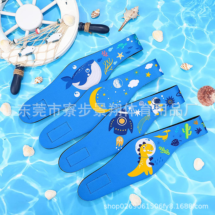 Customized Diving Material Ear Protection Headband Manufacturer Waterproof Adult and Kidsren Swimming Ear Protection Headgear Sports Sweat Protection Headgear