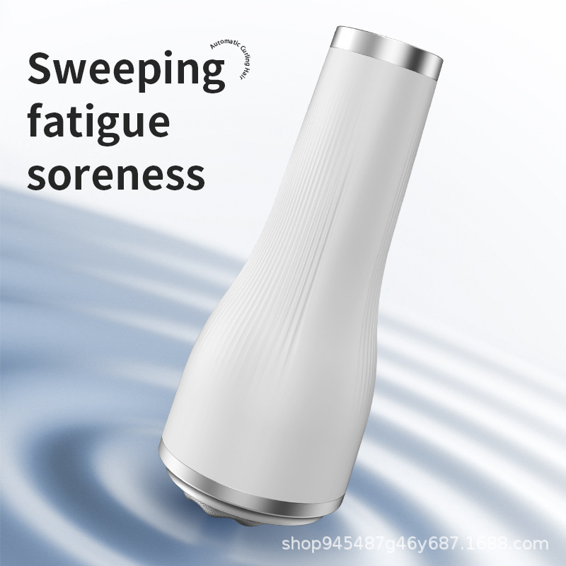 Electric Massager for Cervical Spine, Waist, Back and Legs, Meridian Dredging, Handheld Massager, Whole Body Multi-Functional Fat Pusher for Home Use