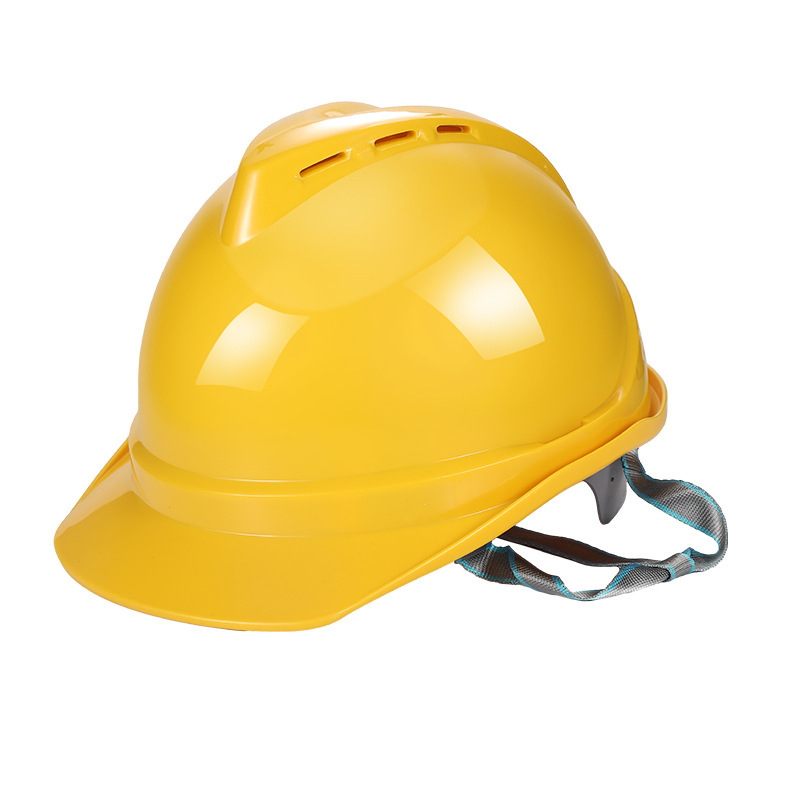 Processing and Customizing National Standard Construction Site Helmets, Thickeneded Anti-Smash Construction Breathable Abs Labor Protection Construction Safety Helmets with Printing