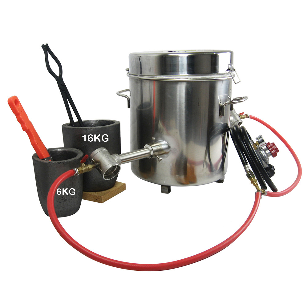 16kg Metal Melting Furnace 1300 Degrees Melting Gold Silver Aluminum Jewelry Melting Furnace Equipment Jewelry Making Tools