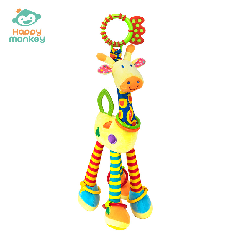 Happy Monkey Happy Monkey King Baby Toy Stroller Rattle Pendant Baby Bed Hanging Bed Bell Giraffe