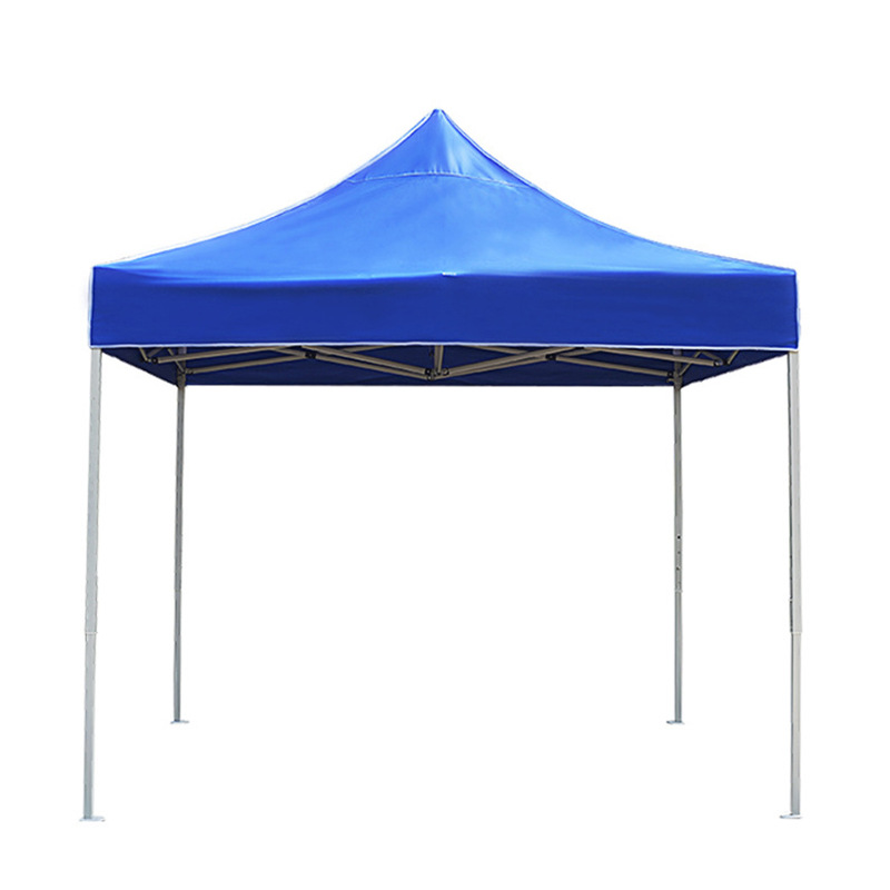 Four Corners Outdoor Tent Advertising 3*3 Telescopic Folding Sunshade Large Umbrella Four Legged Umbrella Shed Parking Canopy Stall