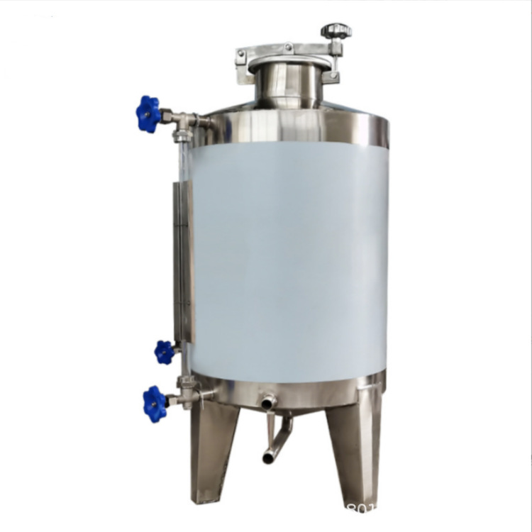 Liquid Mixing Tank Closed Structure Good Sealing Stainless Steel Reactor Tank