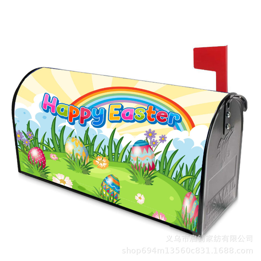 Cross-border mailbox cover manufacturers custom mailbox cover buckle mailbox cloth magnetic mailbox cover waterproof polyester mailbox cover