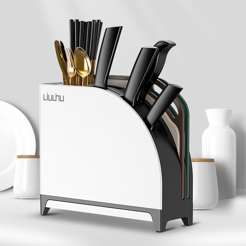 Six-Vertical Pro Sterilization and Disinfection Knife and Chopstick Holder, Household Intelligent Knife and Chopstick Dryer with Ultraviolet Light