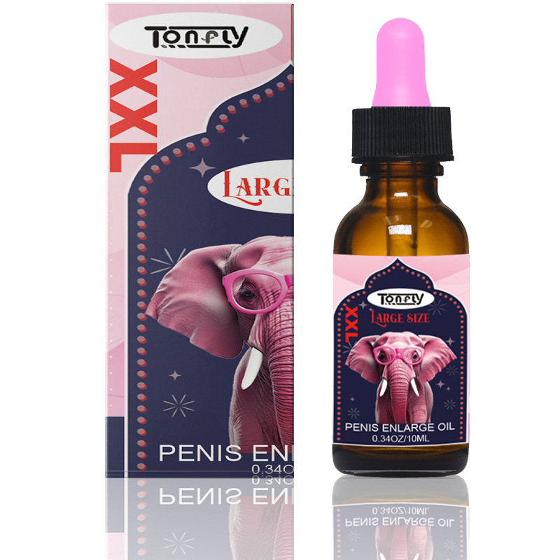 TONFLY cross-border spot recommended men's private external massage essential oil 10ml powder elephant sex toys