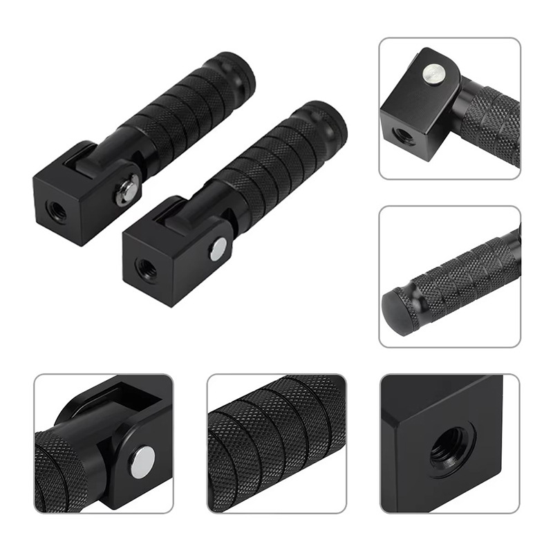 No. 9 Electric Scooter Footrest, Central Rear Footrest, Foldable Rear Footrest, Modified Side Frame Accessories, Motorcycle Footrest