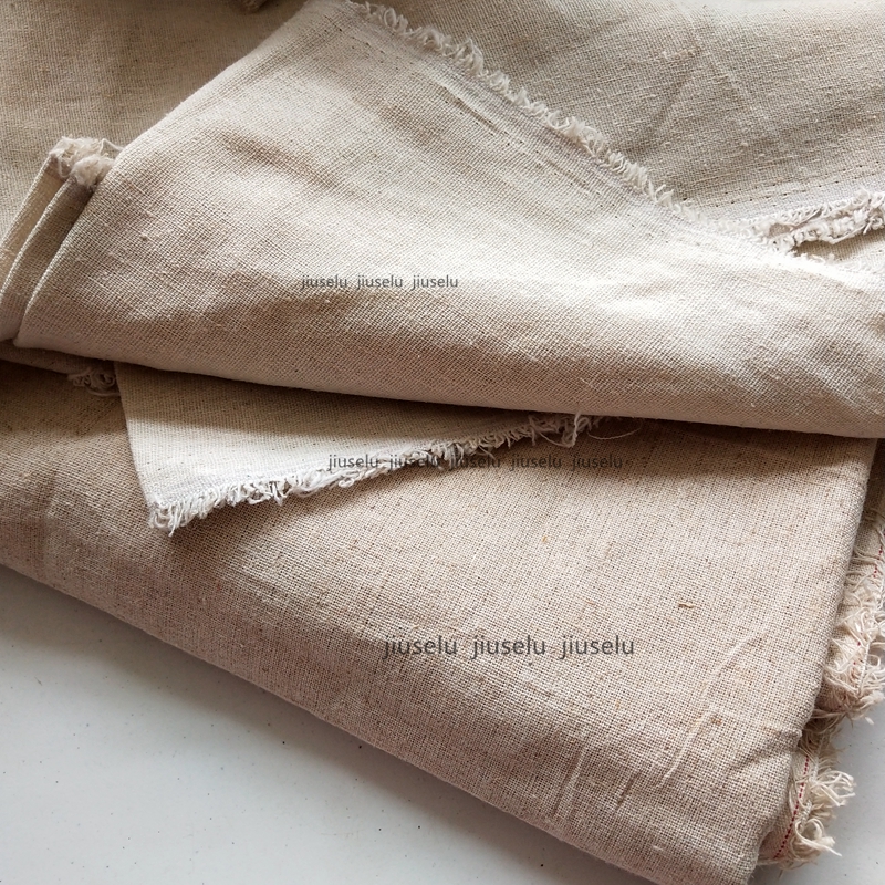 Basic Cotton and Linen Fabrics for Lining Bags and Accessories, Virgin Linen Fabrics, Linen Fabrics, 3 Yuan, 1.0m Quarters