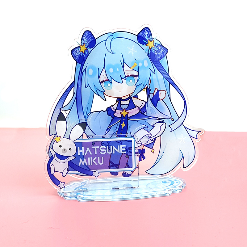 Stand-up custom cartoon decoration star character manufacturer photo transparent acrylic human-shaped stand-up custom